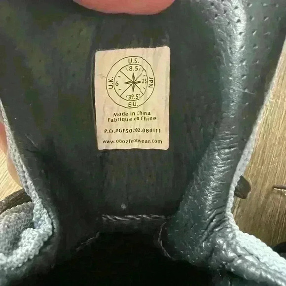 Oboz Beartooth hiking boots size *8.5* - Picture 5 of 6